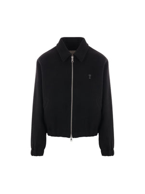 Wool Full-zip Jacket-AMI PARIS-JOHN JULIA