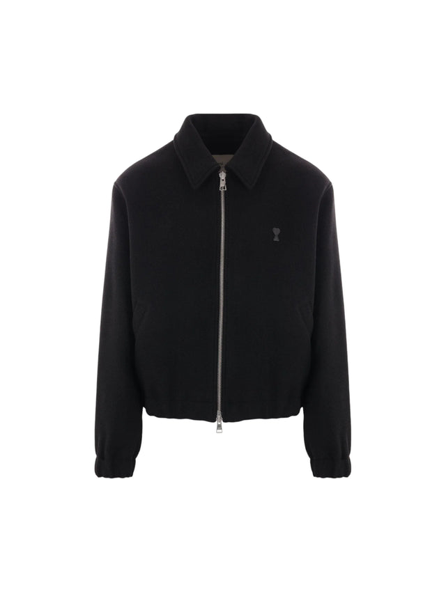 Wool Full-zip Jacket-AMI PARIS-JOHN JULIA