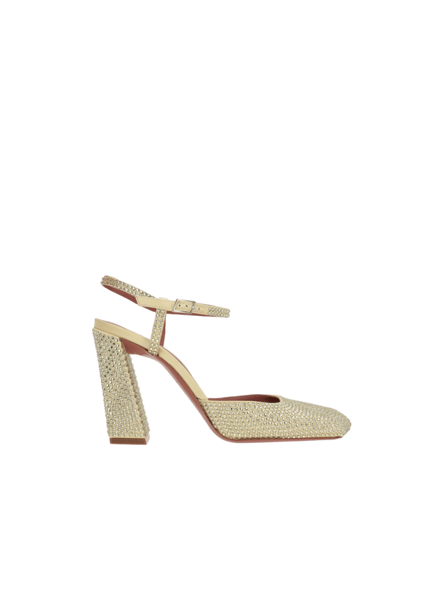 Ami Crystal-Embellished Satin Slingbacks-AMINA MUADDI-JOHN JULIA