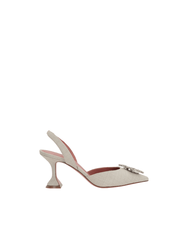 Begum Canvas Slingbacks-AMINA MUADDI-JOHN JULIA