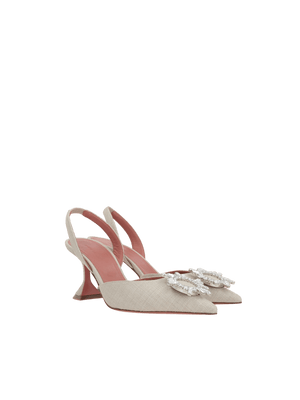 Begum Canvas Slingbacks-AMINA MUADDI-JOHN JULIA