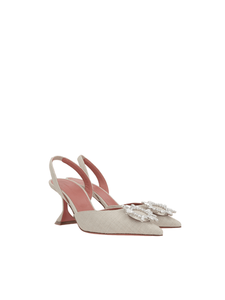 Begum Canvas Slingbacks-AMINA MUADDI-JOHN JULIA