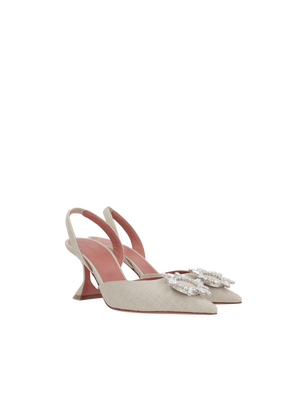 Begum Canvas Slingbacks-AMINA MUADDI-JOHN JULIA