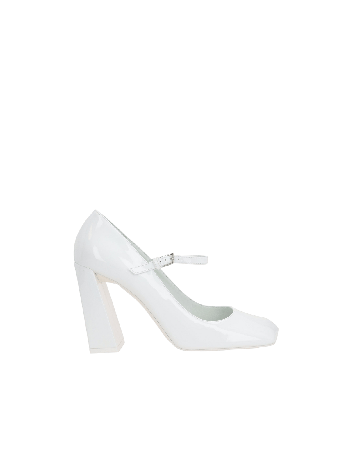 Charlotte Patent Leather Mary-Jane Pumps-AMINA MUADDI-JOHN JULIA