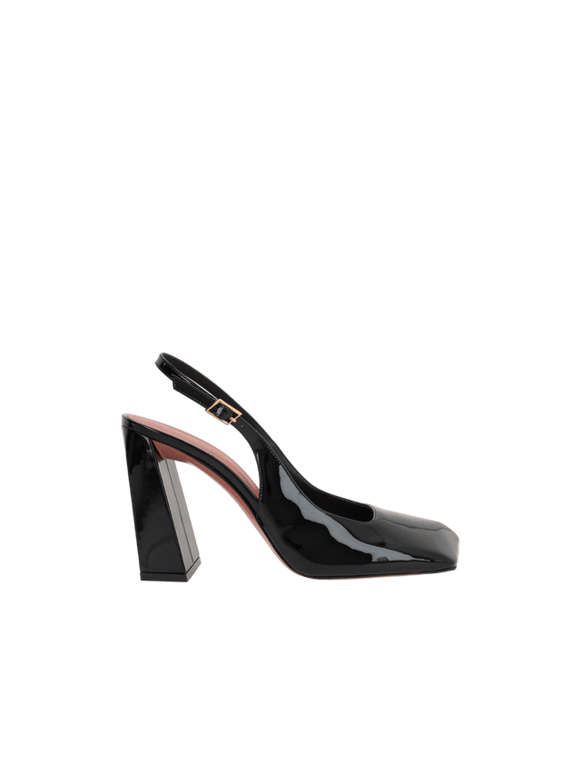 Charlotte Patent Leather Slingbacks-AMINA MUADDI-JOHN JULIA