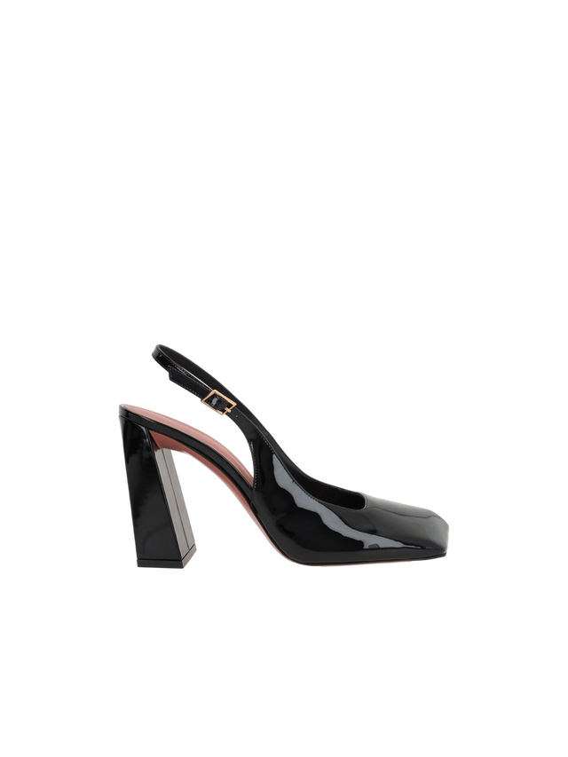 Charlotte Patent Leather Slingbacks-AMINA MUADDI-JOHN JULIA