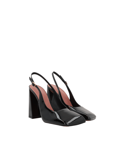 Charlotte Patent Leather Slingbacks-AMINA MUADDI-JOHN JULIA