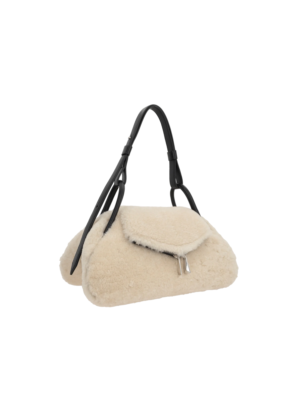 Gemini Shearling Handbag-AMINA MUADDI-JOHN JULIA