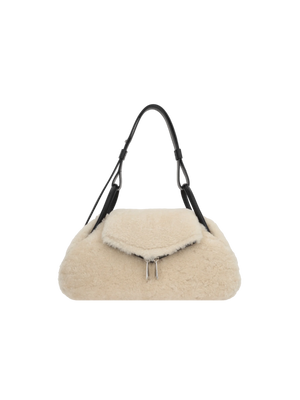 Gemini Shearling Handbag-AMINA MUADDI-JOHN JULIA