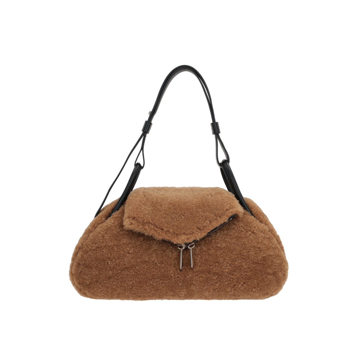 Gemini Shearling Handbag-AMINA MUADDI-JOHN JULIA