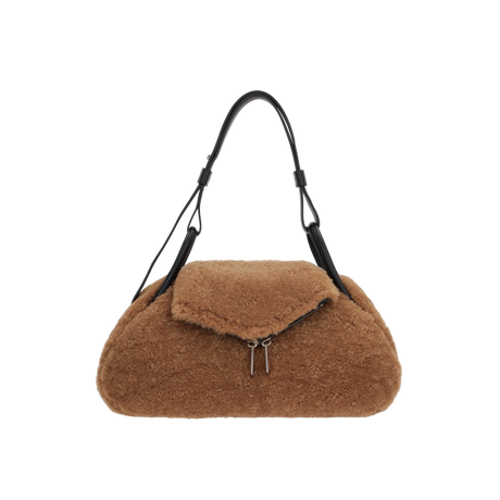 Gemini Shearling Handbag-AMINA MUADDI-JOHN JULIA