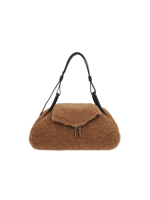 Gemini Shearling Handbag-AMINA MUADDI-JOHN JULIA