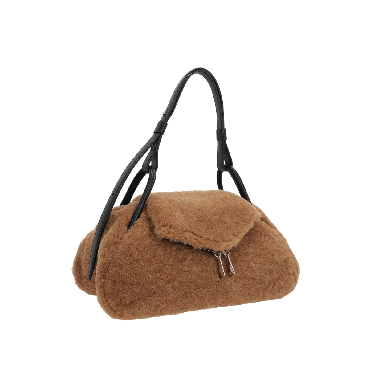 Gemini Shearling Handbag-AMINA MUADDI-JOHN JULIA