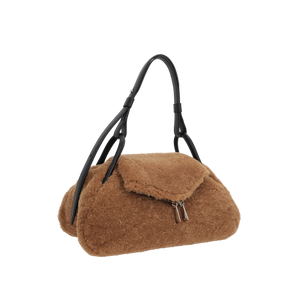 Gemini Shearling Handbag-AMINA MUADDI-JOHN JULIA