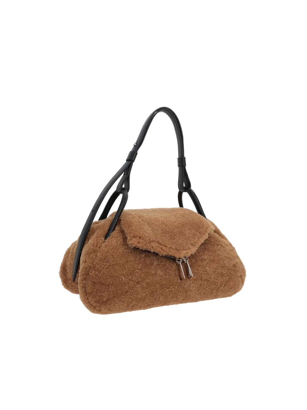 Gemini Shearling Handbag-AMINA MUADDI-JOHN JULIA