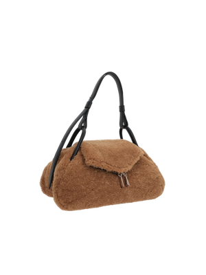 Gemini Shearling Handbag-AMINA MUADDI-JOHN JULIA