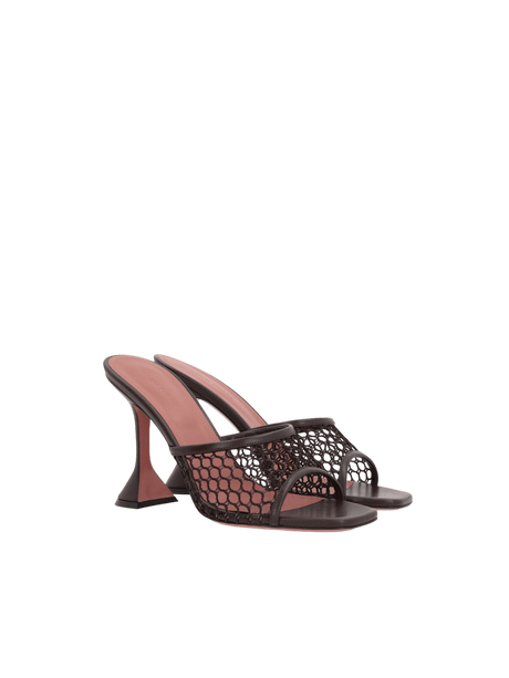 AMINA MUADDI-Lupita Mesh Mule Sandals-JOHN JULIA