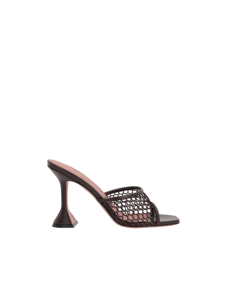 AMINA MUADDI-Lupita Mesh Mule Sandals-JOHN JULIA