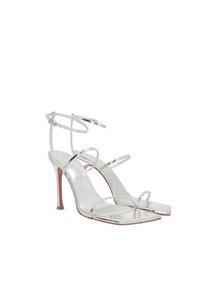 Maya Laminated Leather Sandals-AMINA MUADDI-JOHN JULIA