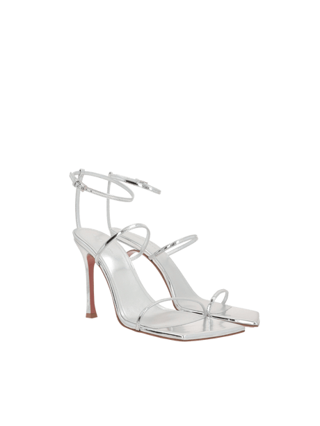 Maya Laminated Leather Sandals-AMINA MUADDI-JOHN JULIA