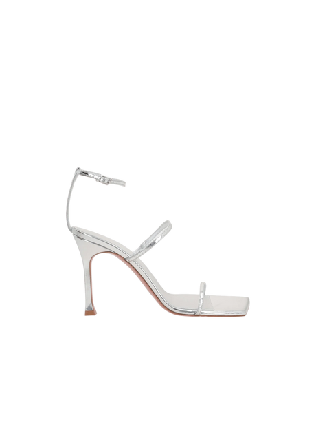 Maya Laminated Leather Sandals-AMINA MUADDI-JOHN JULIA