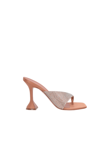 Shiona Satin Thong Sandals-AMINA MUADDI-JOHN JULIA