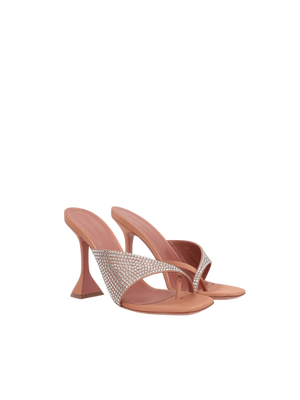 Shiona Satin Thong Sandals-AMINA MUADDI-JOHN JULIA