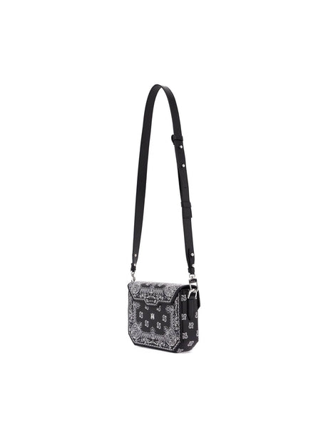 Bandana Embroidered Crossbody Bag With Shoulder