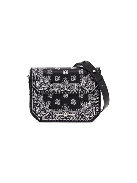 Bandana Embroidered Crossbody Bag With Shoulder