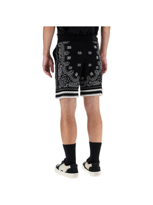 AMIRI-Bandana Jacquard Knit Shorts-JOHN JULIA