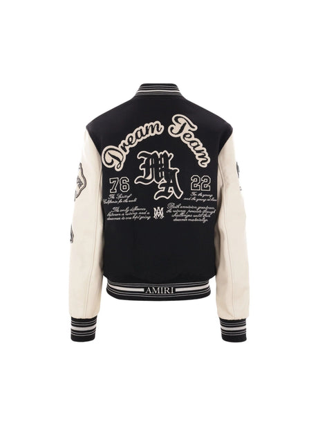 Dream Team Varsity Wool Blend Jacket-AMIRI-JOHN JULIA