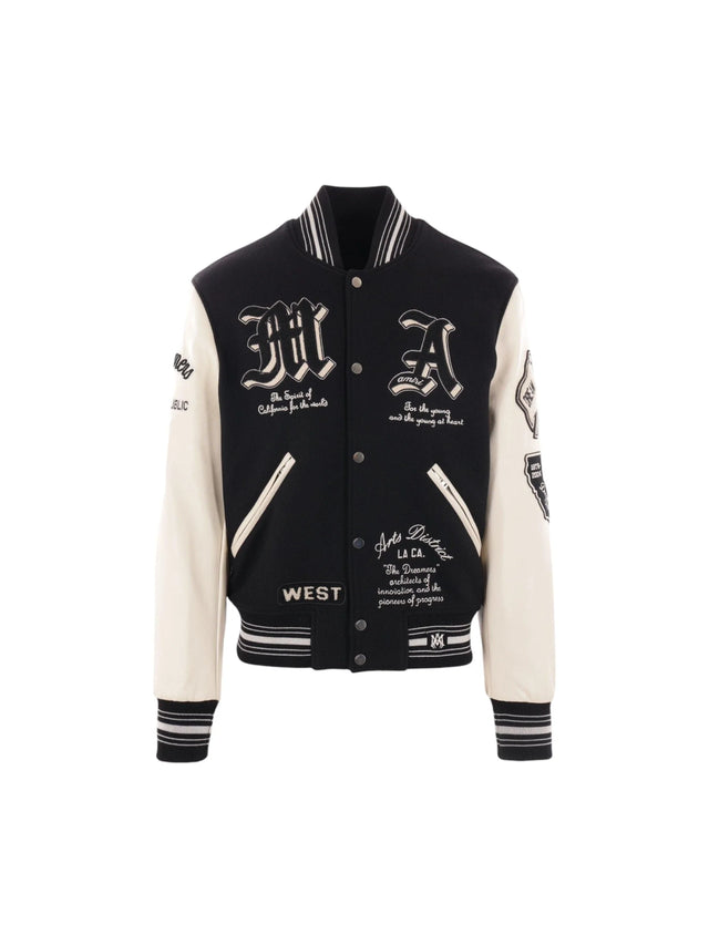 Dream Team Varsity Wool Blend Jacket-AMIRI-JOHN JULIA