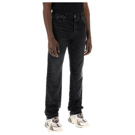 AMIRI-Faded Cotton Jeans-JOHN JULIA