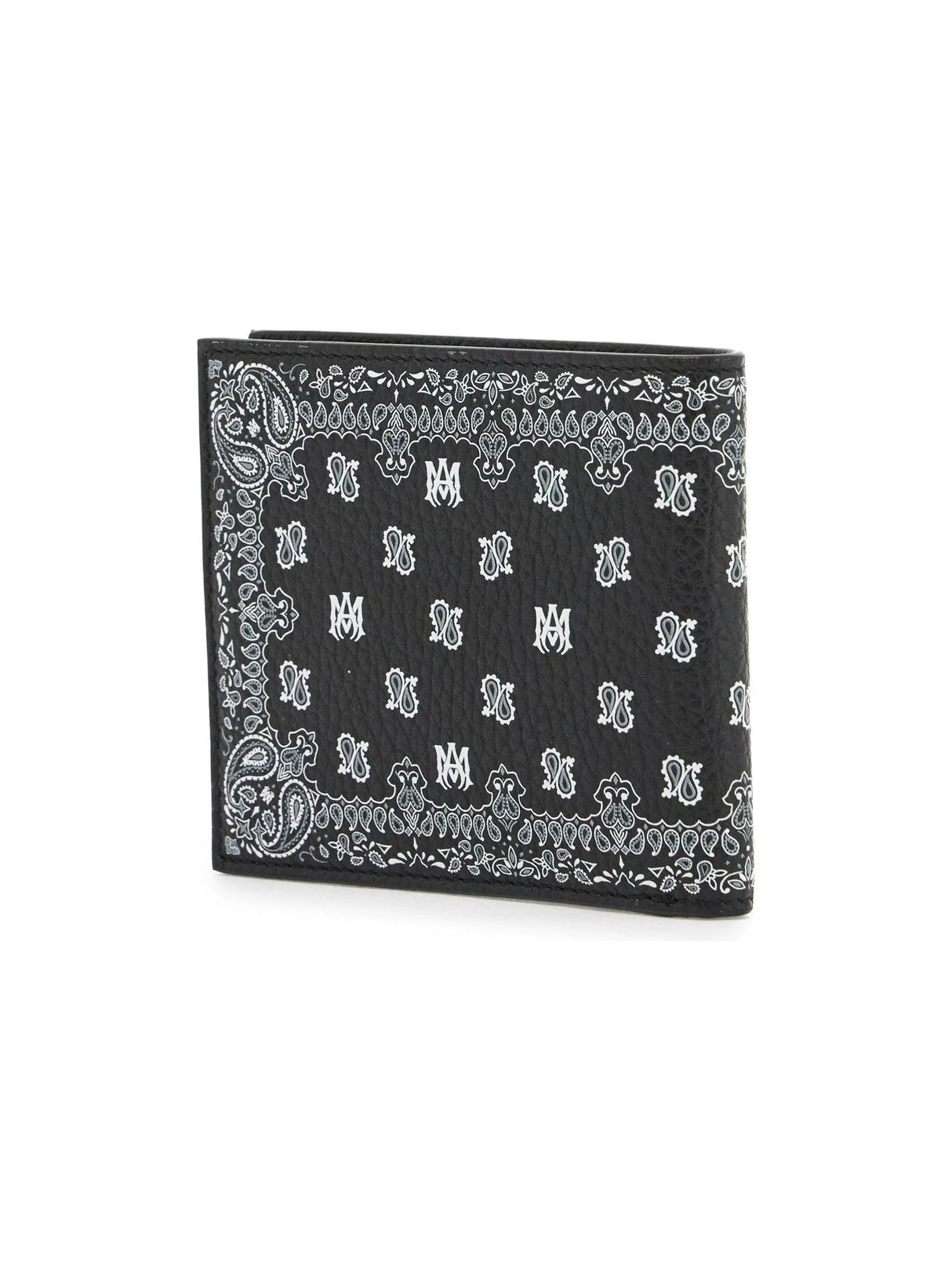 Bandana Print Leather Wallet-Amiri-JOHN JULIA