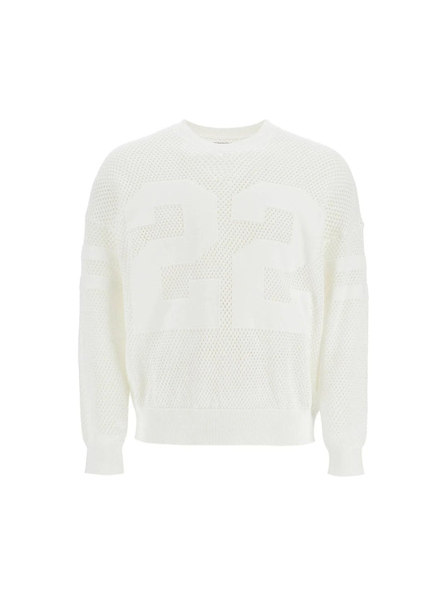 Perforated Knit Sweater-Amiri-JOHN JULIA