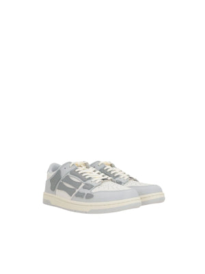 Skel Top Smooth Grainy Leather Sneakers-AMIRI-JOHN JULIA