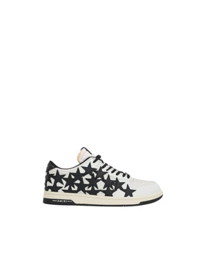 Stars Smooth Grainy Leather Sneakers-AMIRI-JOHN JULIA