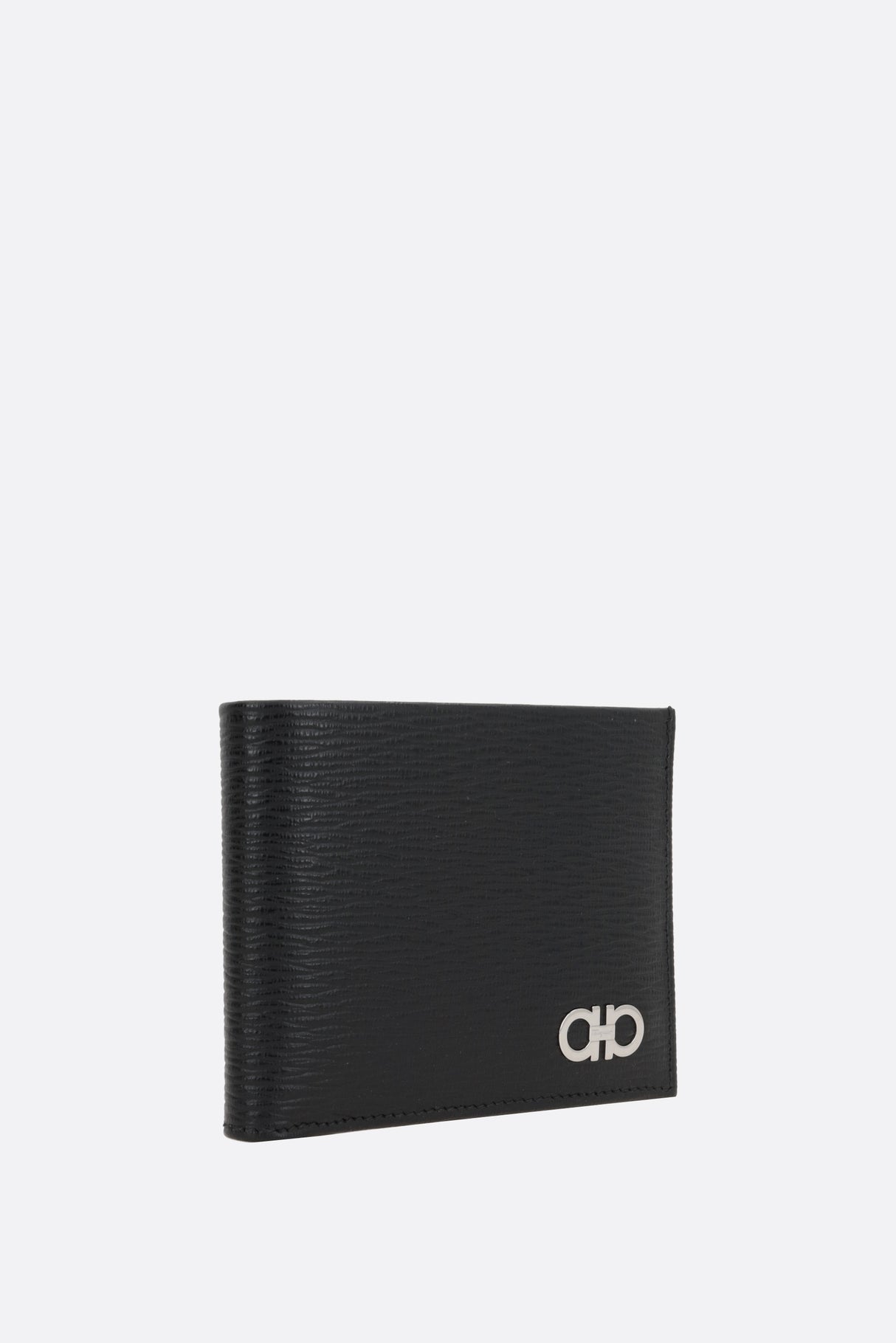 Gancini Textured Leather Billfold Wallet-FERRAGAMO-JOHN JULIA