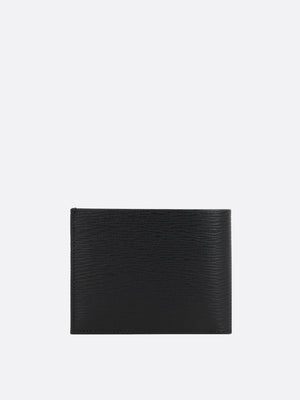 Gancini Textured Leather Wallet-Ferragamo-JOHN JULIA