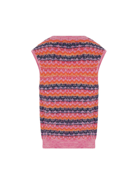 Candy Wool Blend Sleeveless Sweater-ANDERSSON BELL-JOHN JULIA