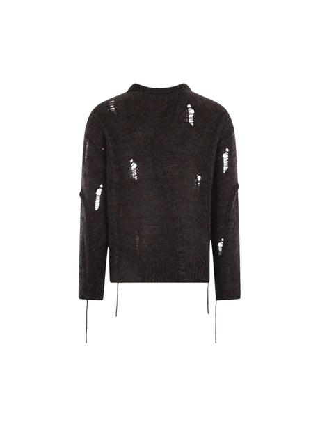 Distressed Wool Blend Sweater-ANDERSSON BELL-JOHN JULIA