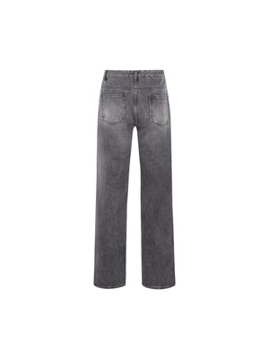 ANDERSSON BELL-Wave Denim Wide-leg Jeans-JOHN JULIA