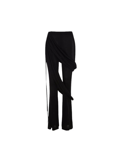 Viscose Flared Pants-ANDREĀDAMO-JOHN JULIA