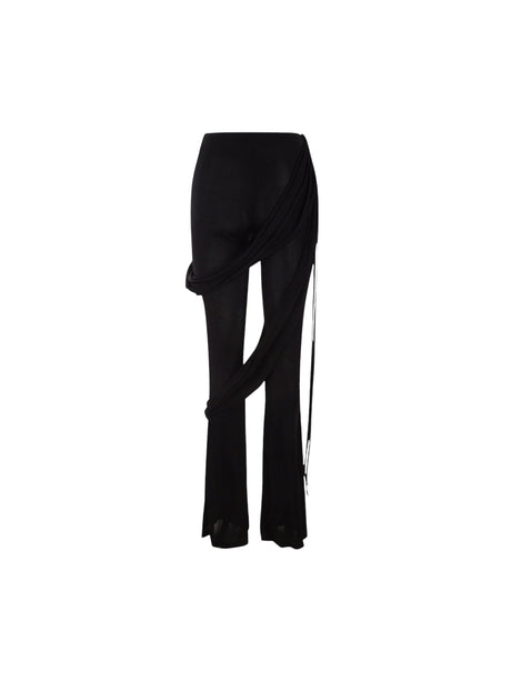 Viscose Flared Pants-ANDREĀDAMO-JOHN JULIA