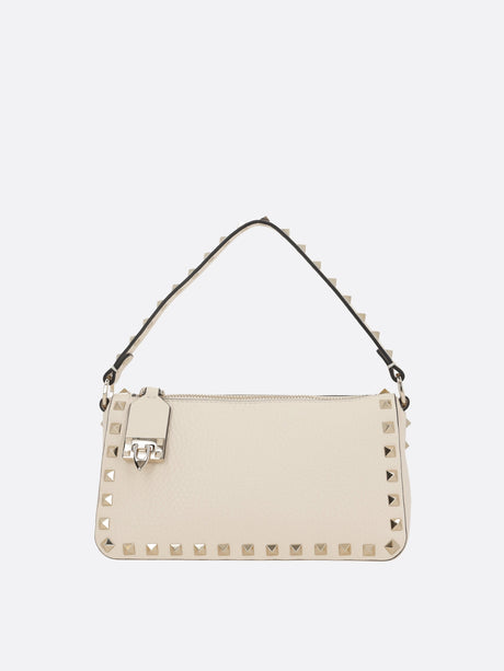 Rockstud Small Grainy Leather Shoulder Bag