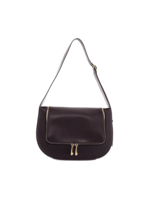 ANYA HINDMARCH-Grained Leather Vere Shoulder Bag-JOHN JULIA