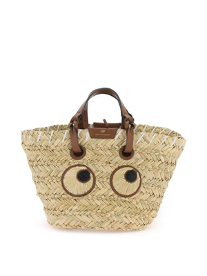 Paper Eyes Basket Handbag