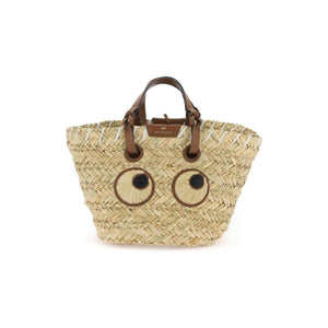 Small Paper Eyes Basket Bag.