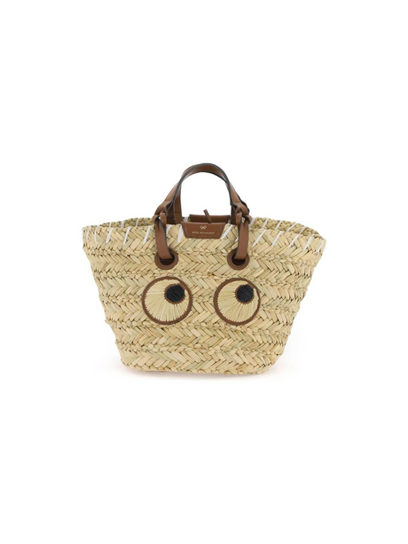 Small Paper Eyes Basket Bag.