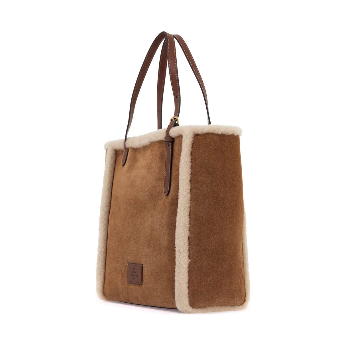 Tote Bag With Shearling Eyes